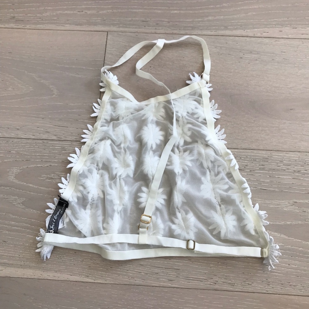 For Love & Lemons SKIVVIES Secret Garden Bra XS - Picture 8 of 9